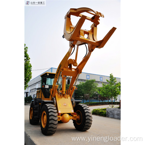 Wood Grapple Log Wheel Loader